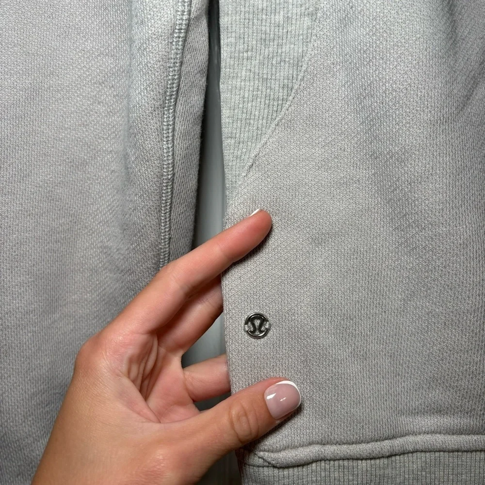 Lululemon Grey Zip Up Sweatshirt